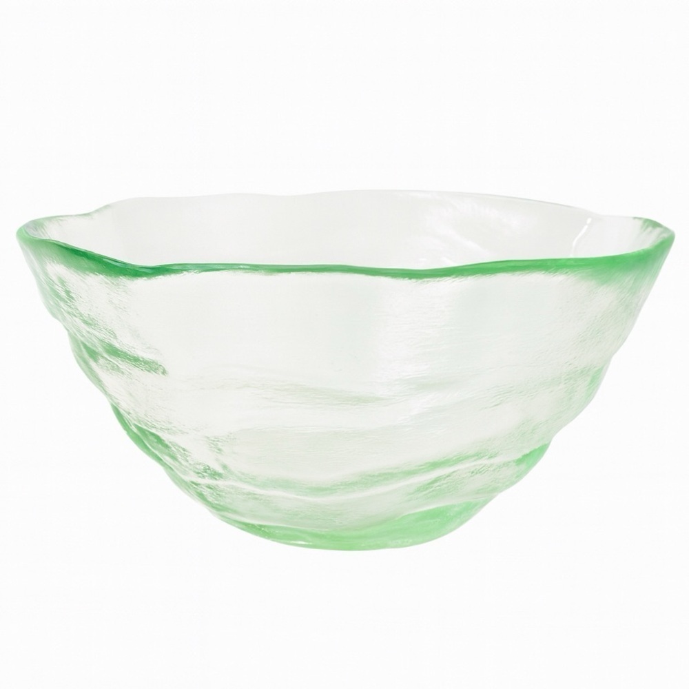 Green Glass Bowl